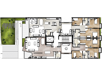 پلان طبقه 4 الهیه نیکان